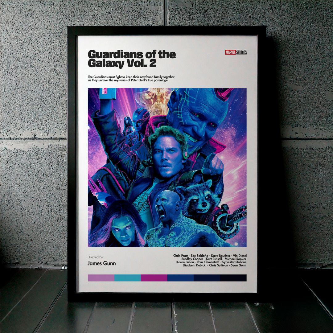 Cuadro Guardians of the Galaxy Vol. 2 (Guardianes de la Galaxia volumen 2) Modelo 03