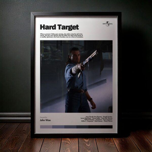 Cuadro Hard Target (Operación Cacería) Modelo 02