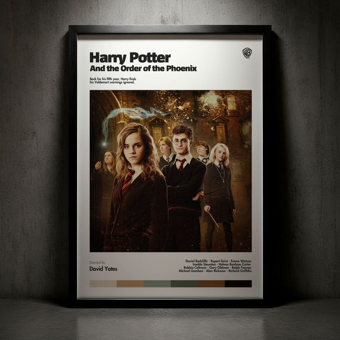 Cuadro Harry Potter and the Order of the Phoenix (Harry Potter y la orden del Fénix) Modelo 01