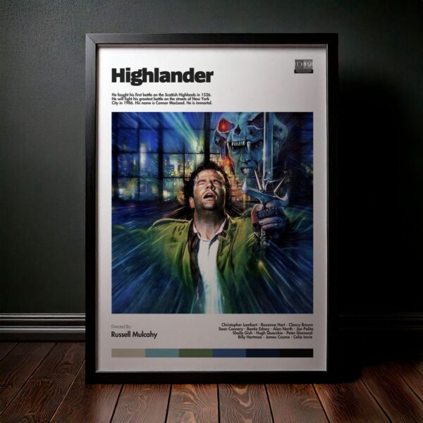 Cuadro Highlander (Highlander: El Inmortal) Modelo 01