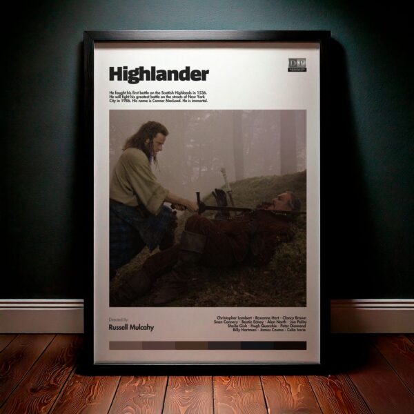 Cuadro Highlander (Highlander: El Inmortal) Modelo 03