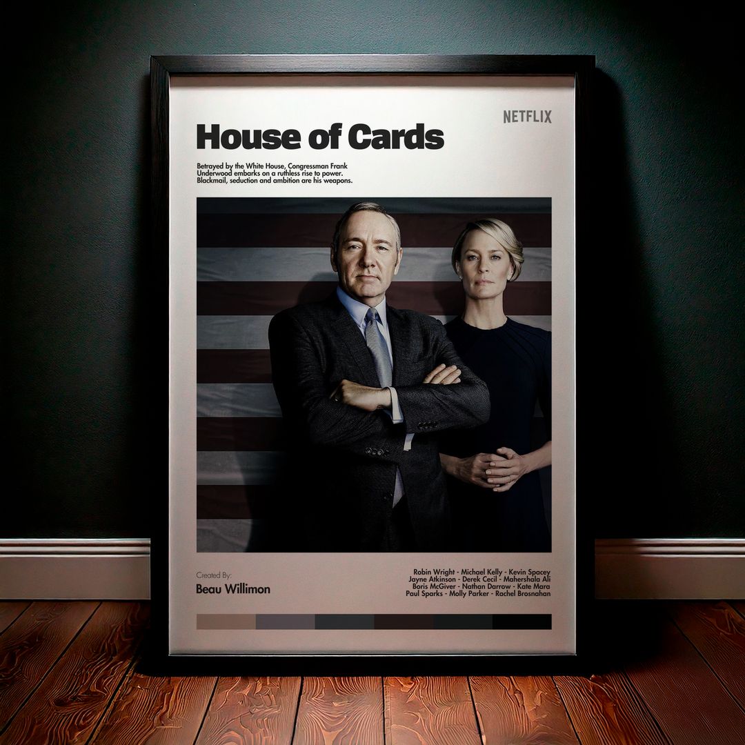 Cuadro House of Cards Modelo 03