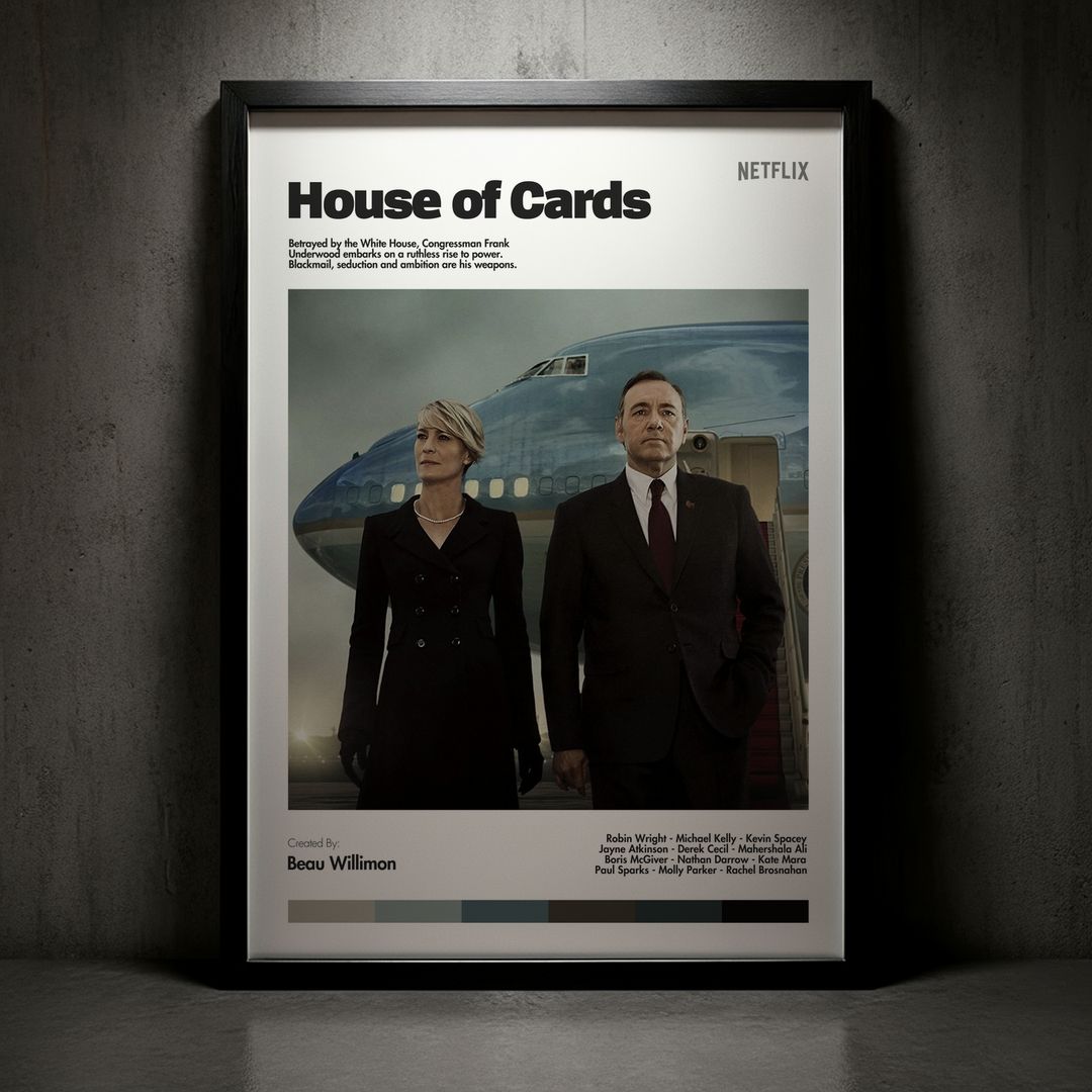 Cuadro House of Cards Modelo 04
