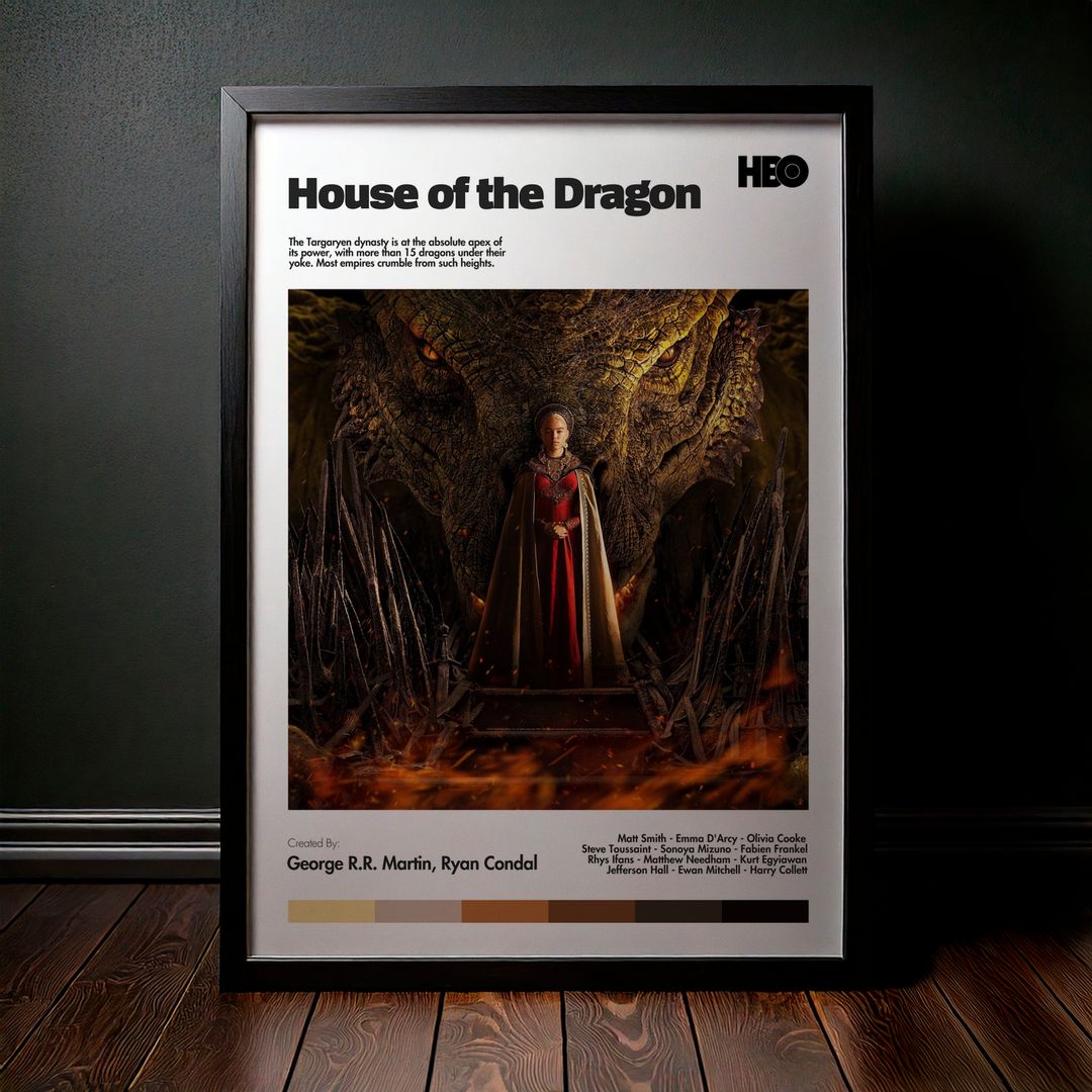 Cuadro House of the Dragon (La casa del dragón) Modelo 02
