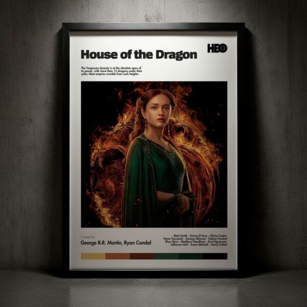 Cuadro House of the Dragon (La casa del dragón) Modelo 07