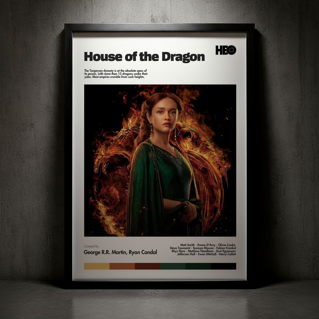 Cuadro House of the Dragon (La casa del dragón) Modelo 07