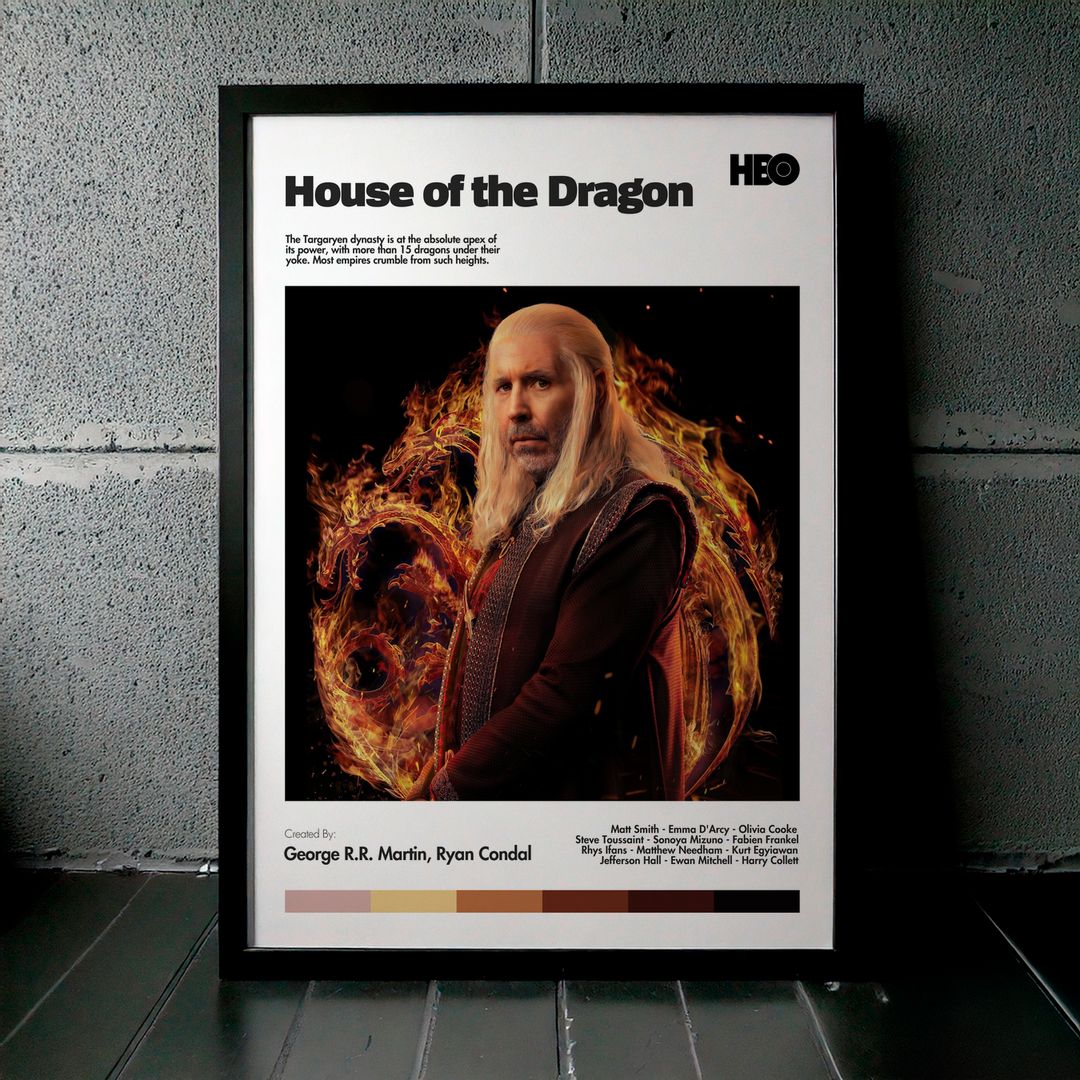 Cuadro House of the Dragon (La casa del dragón) Modelo 08