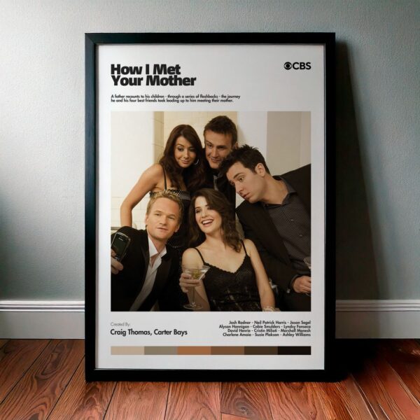 Cuadro How I Met Your Mother (Cómo conocí a tu madre) Modelo 04