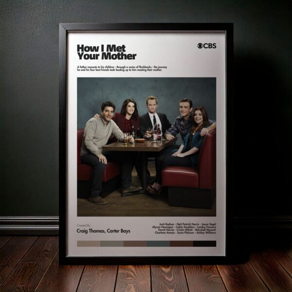Cuadro How I Met Your Mother (Cómo conocí a tu madre) Modelo 06