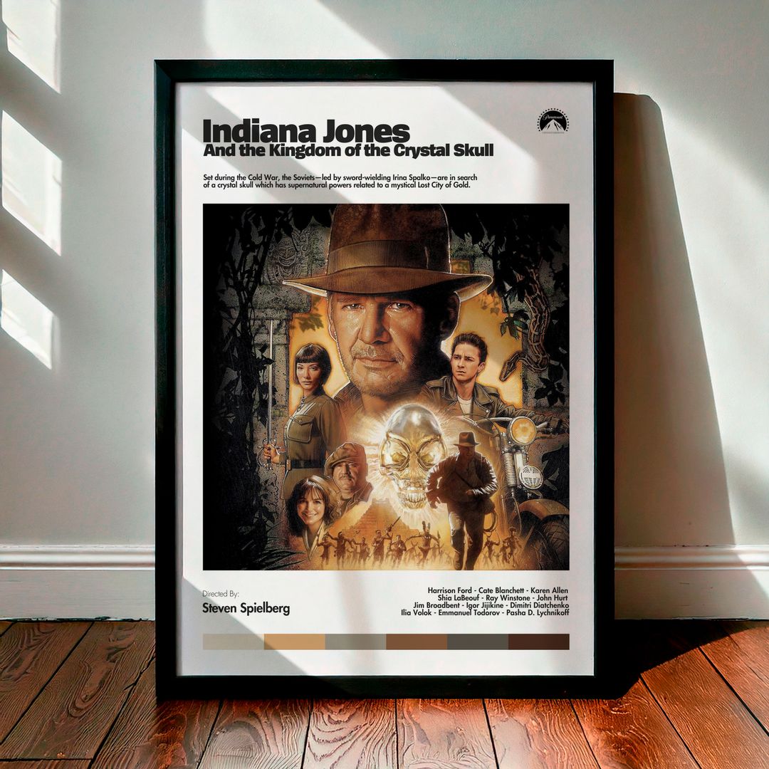 Cuadro Indiana Jones and the Kingdom of the Crystal Skull (Indiana Jones 4: El Reino de la Calavera de Cristal) Modelo 01