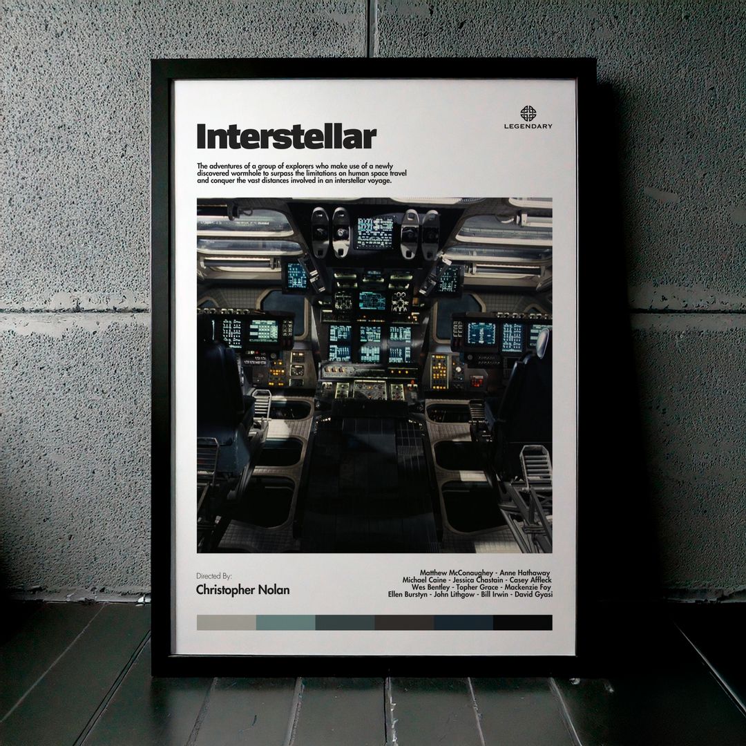Cuadro Interstellar (Interestelar) Modelo 16