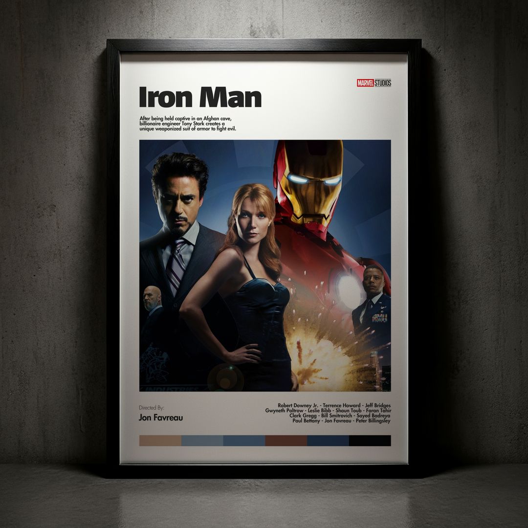 Cuadro Iron Man (Iron man - El hombre de hierro) Modelo 02