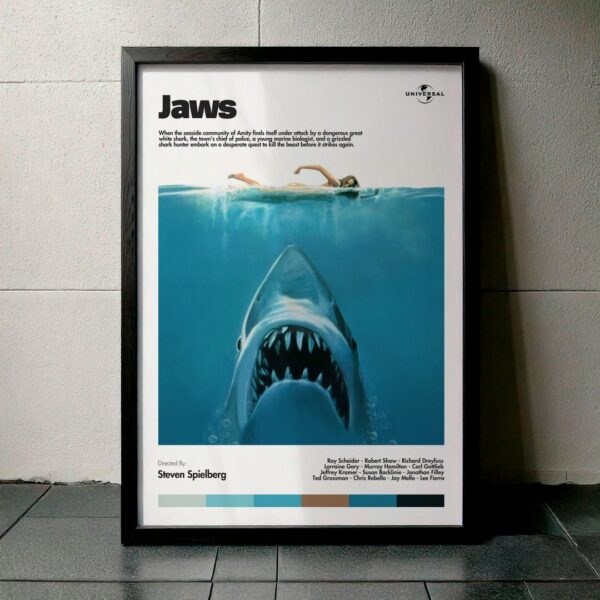 Cuadro Jaws (Tiburón) Modelo 01