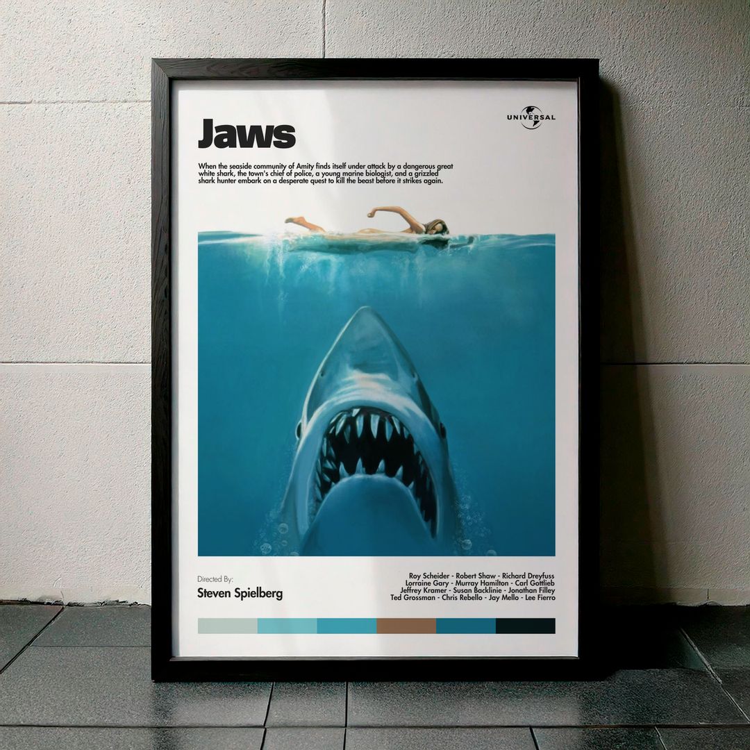 Cuadro Jaws (Tiburón) Modelo 01