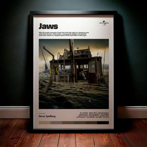 Cuadro Jaws (Tiburón) Modelo 02
