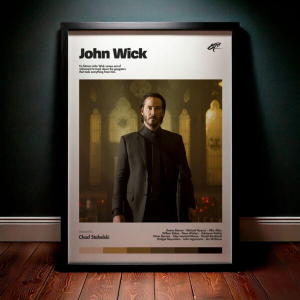 Cuadro John Wick (John Wick: Otro Día para Matar) Modelo 06