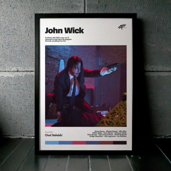 Cuadro John Wick (John Wick: Otro Día para Matar) Modelo 01