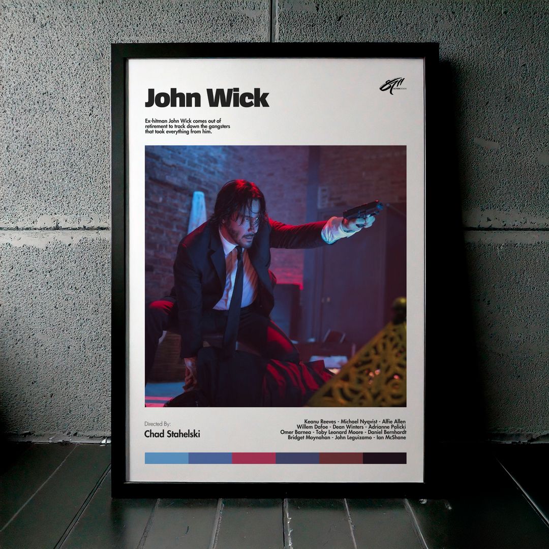 Cuadro John Wick (John Wick: Otro Día para Matar) Modelo 01