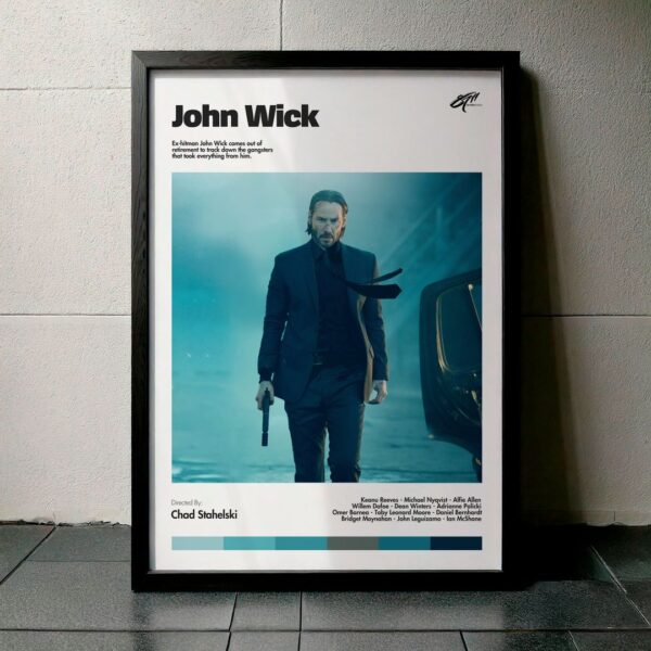 Cuadro John Wick (John Wick: Otro Día para Matar) Modelo 09