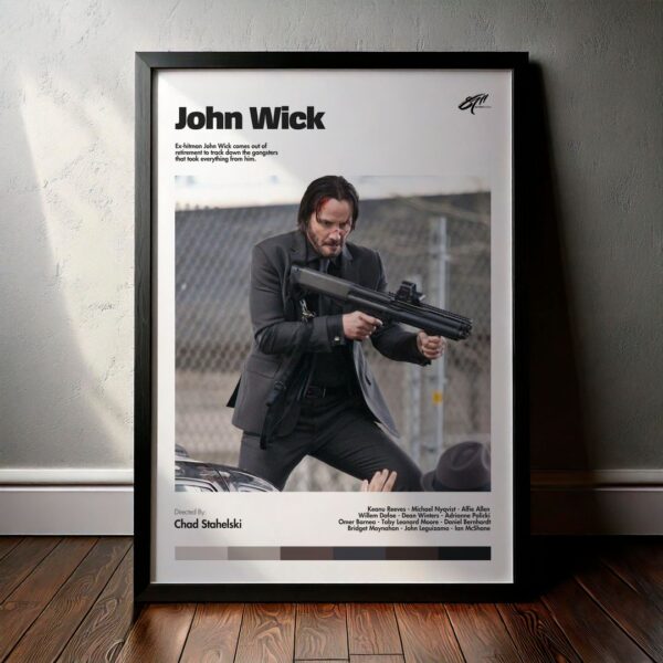 Cuadro John Wick (John Wick: Otro Día para Matar) Modelo 10