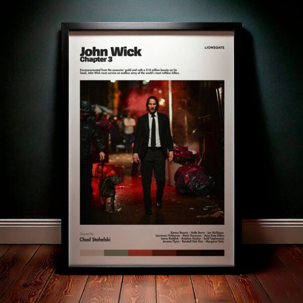 Cuadro John Wick: Chapter 3 - Parabellum (John Wick 3: Parabellum) Modelo 02