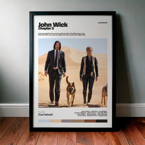 Cuadro John Wick: Chapter 3 - Parabellum (John Wick 3: Parabellum) Modelo 03