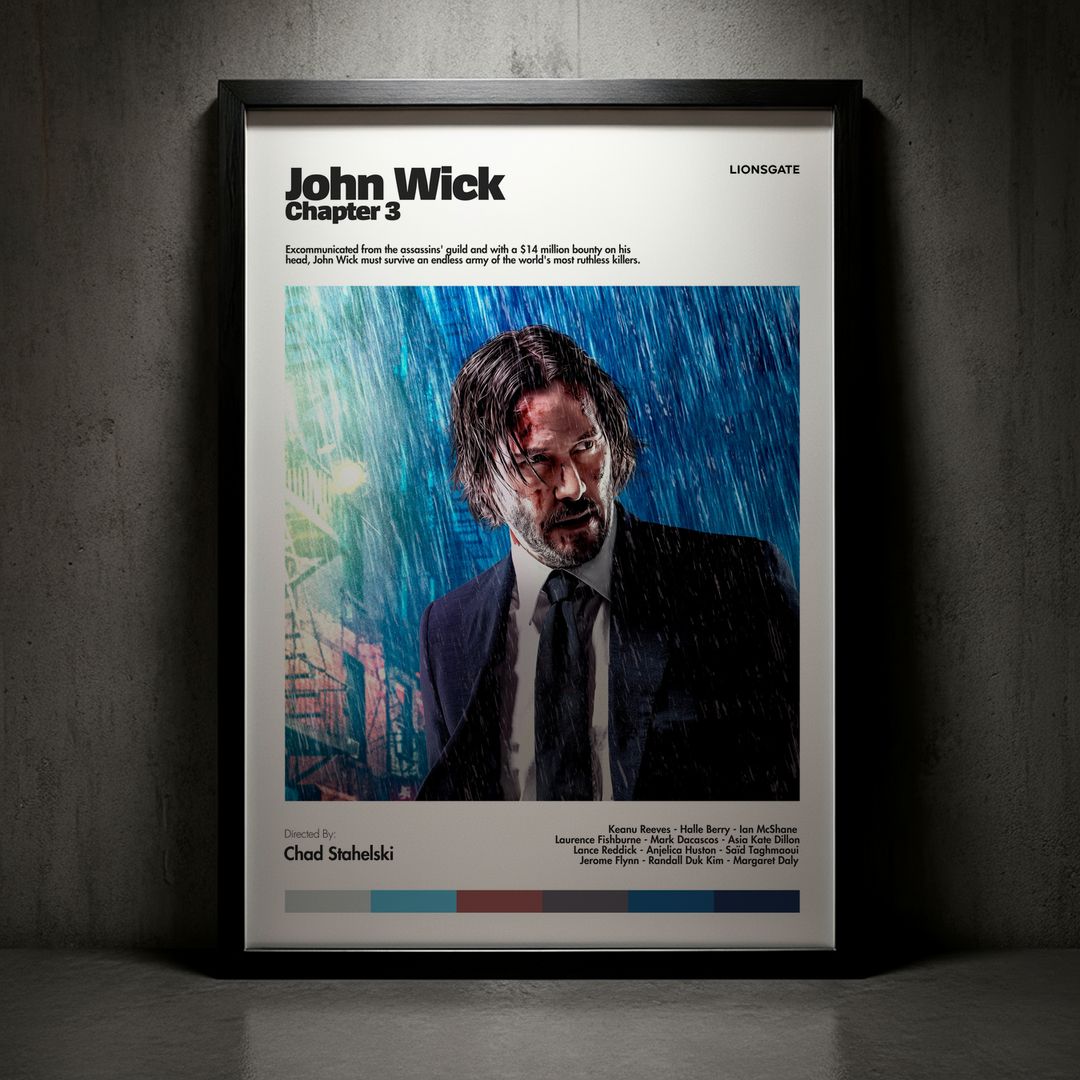 Cuadro John Wick: Chapter 3 - Parabellum (John Wick 3: Parabellum) Modelo 04