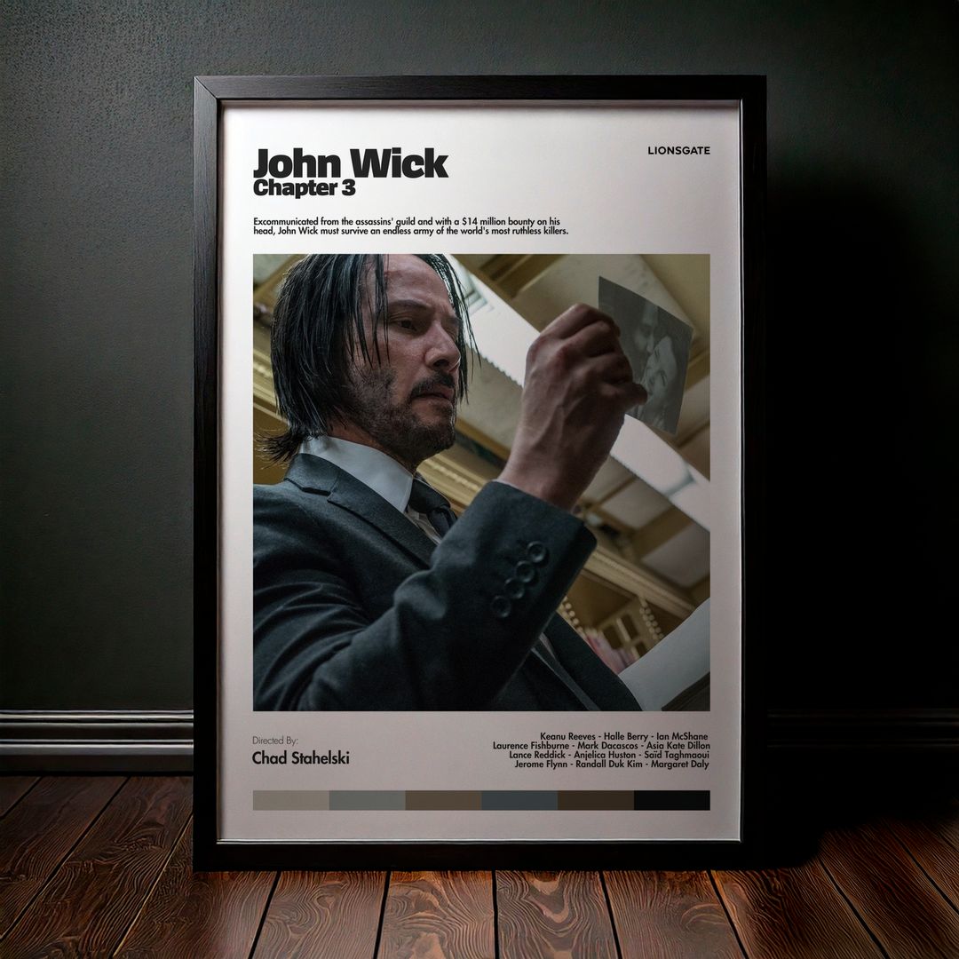 Cuadro John Wick: Chapter 3 - Parabellum (John Wick 3: Parabellum) Modelo 06
