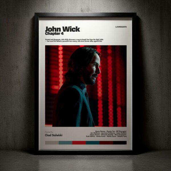 Cuadro John Wick: Chapter 4 (John Wick 4) Modelo 07