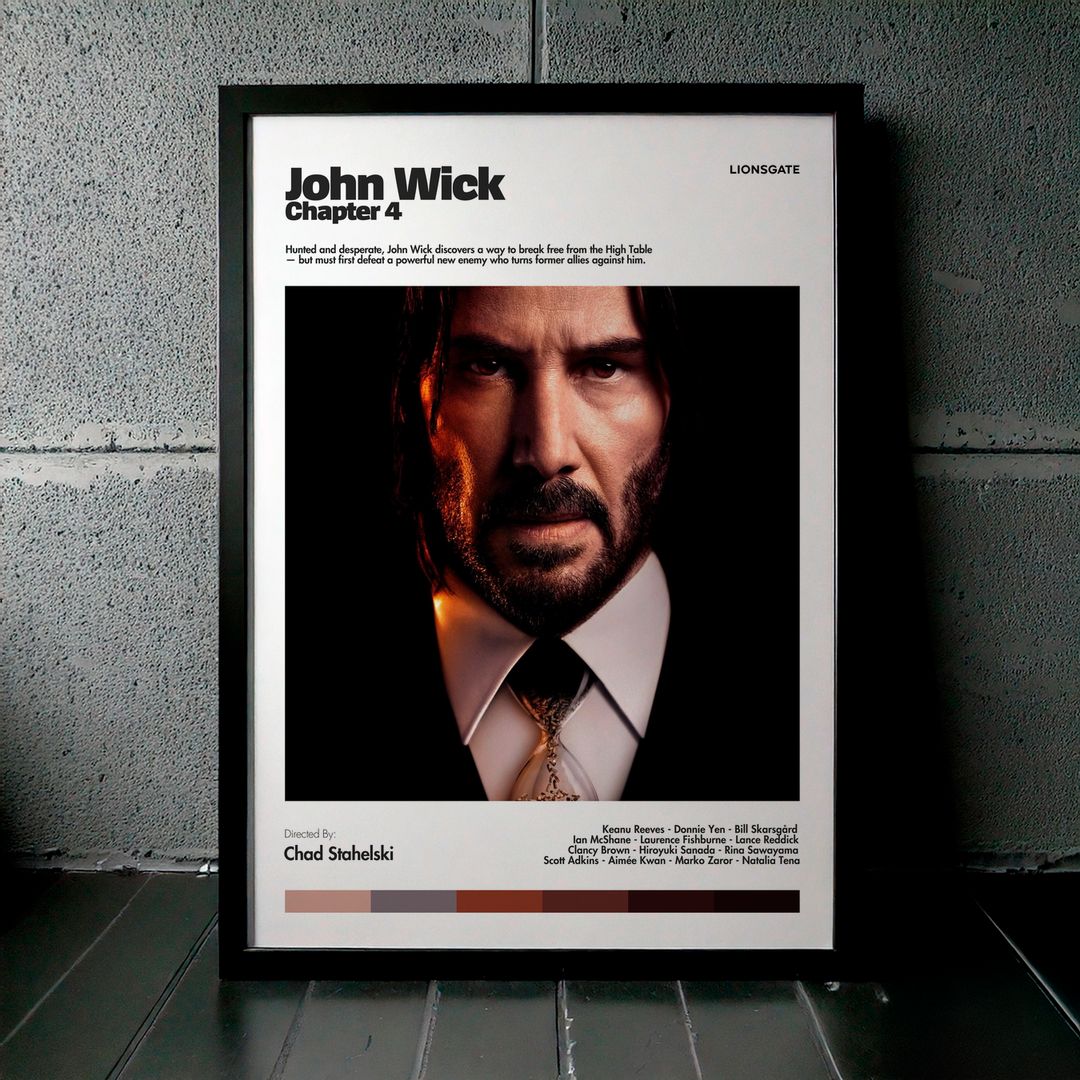 Cuadro John Wick: Chapter 4 (John Wick 4) Modelo 02