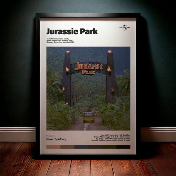 Cuadro Jurassic Park (Parque Jurásico) Modelo 01
