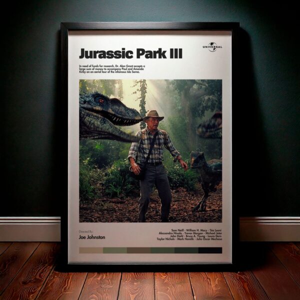 Cuadro Jurassic Park III (Parque Jurásico III) Modelo 01