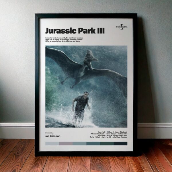 Cuadro Jurassic Park III (Parque Jurásico III) Modelo 02