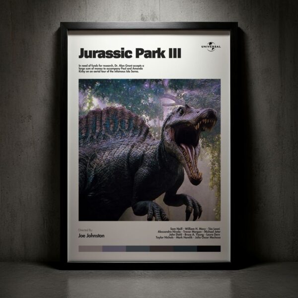 Cuadro Jurassic Park III (Parque Jurásico III) Modelo 04