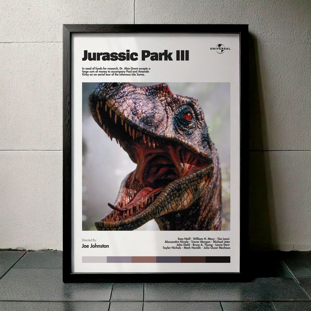 Cuadro Jurassic Park III (Parque Jurásico III) Modelo 05