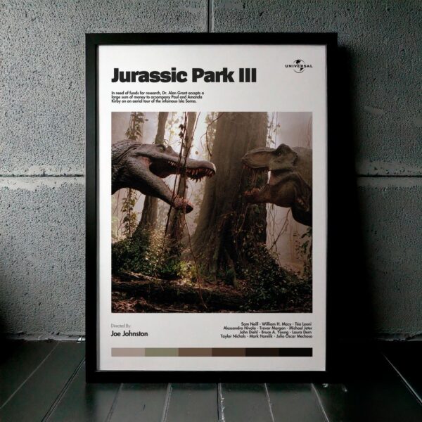 Cuadro Jurassic Park III (Parque Jurásico III) Modelo 06
