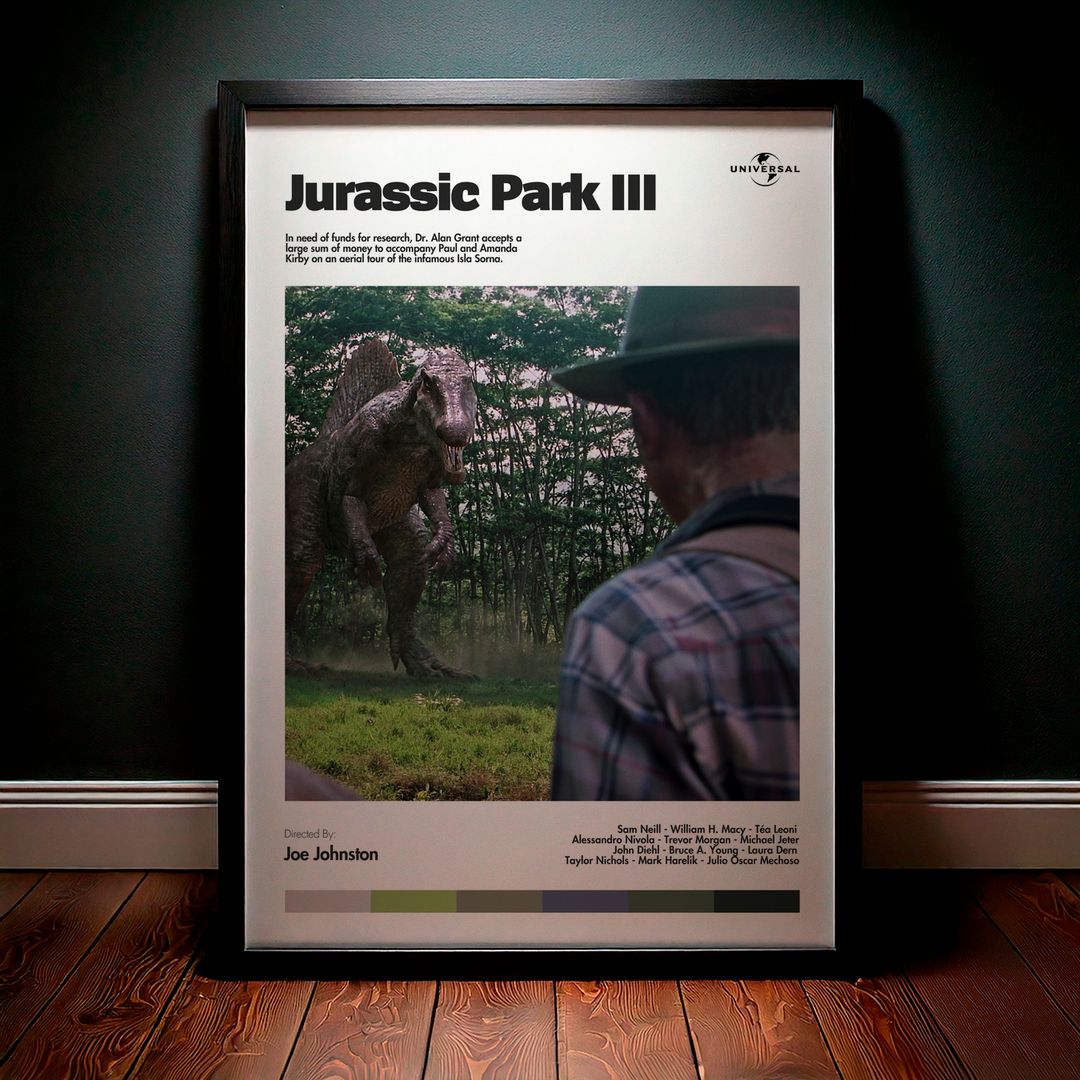 Cuadro Jurassic Park III (Parque Jurásico III) Modelo 09