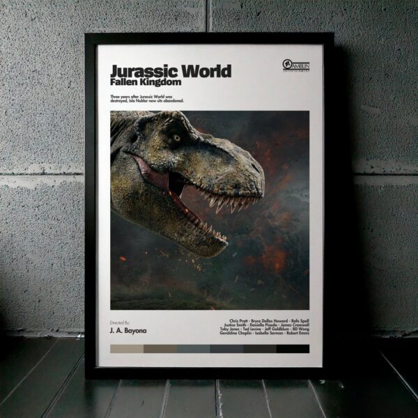 Cuadro Jurassic World: Fallen Kingdom (Jurassic World 2: El Reino Caído) Modelo 03