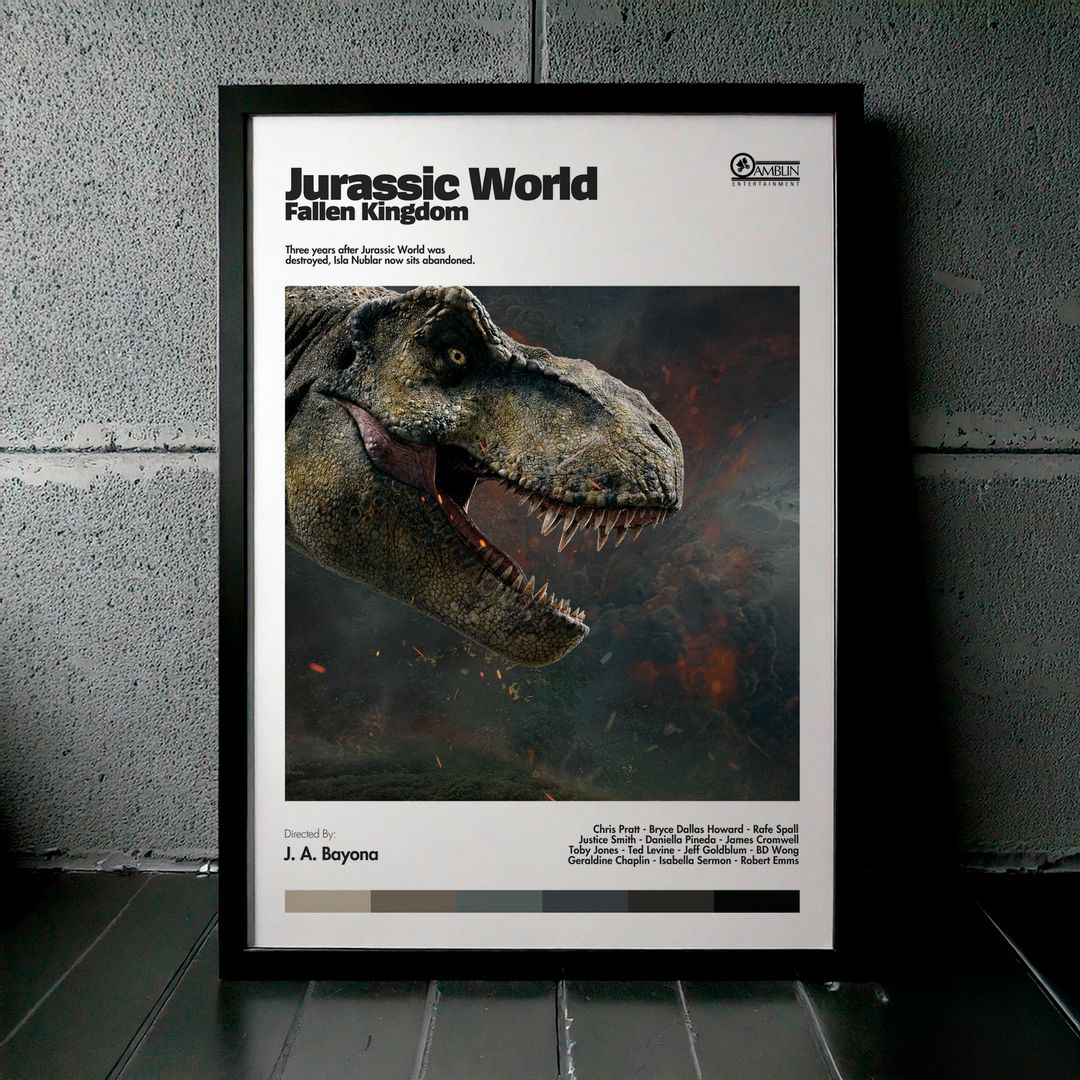 Cuadro Jurassic World: Fallen Kingdom (Jurassic World 2: El Reino Caído) Modelo 03