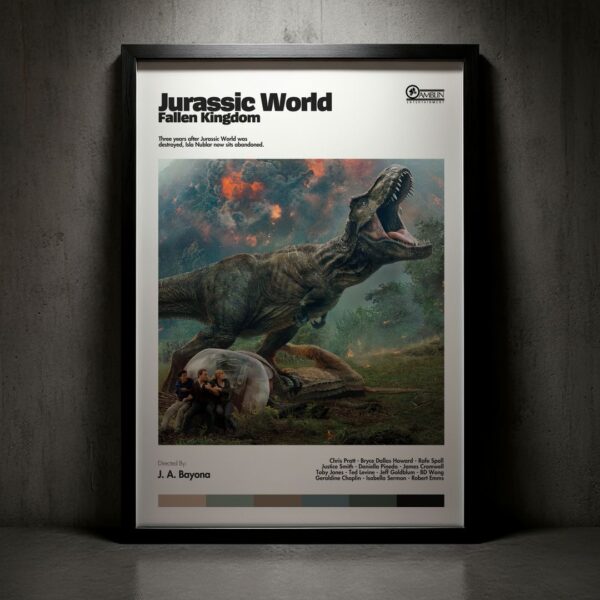 Cuadro Jurassic World: Fallen Kingdom (Jurassic World 2: El Reino Caído) Modelo 01