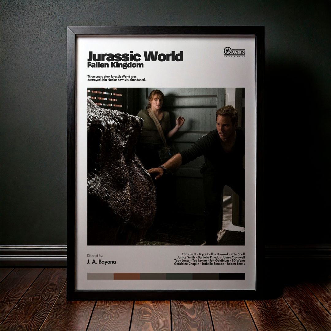 Cuadro Jurassic World: Fallen Kingdom (Jurassic World 2: El Reino Caído) Modelo 08