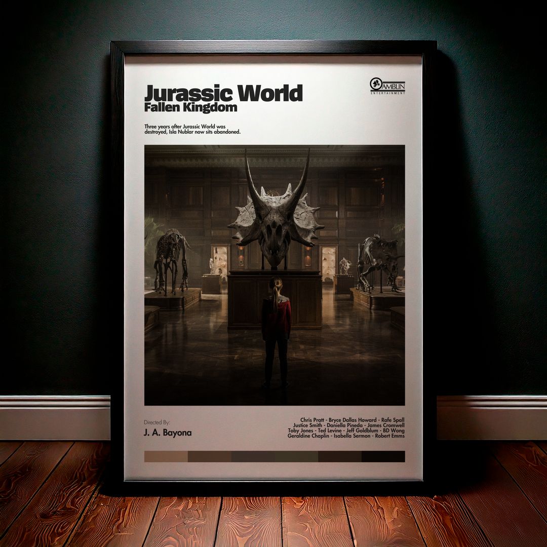 Cuadro Jurassic World: Fallen Kingdom (Jurassic World 2: El Reino Caído) Modelo 02