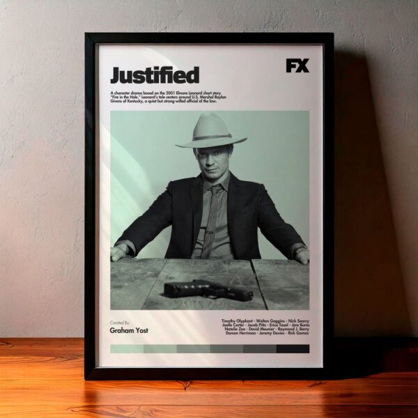 Cuadro Justified (Justified: La ley de Raylan) Modelo 01