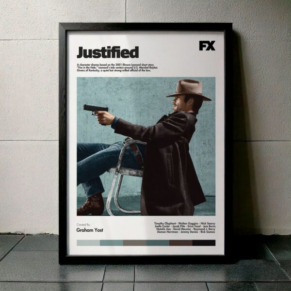 Cuadro Justified (Justified: La ley de Raylan) Modelo 02