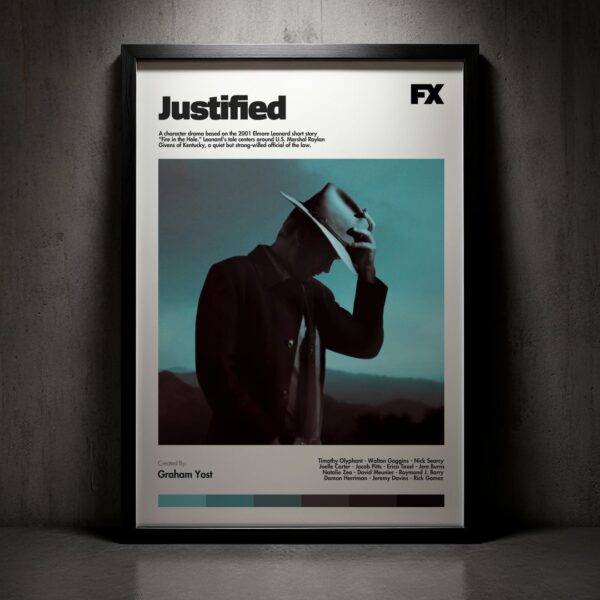 Cuadro Justified (Justified: La ley de Raylan) Modelo 03