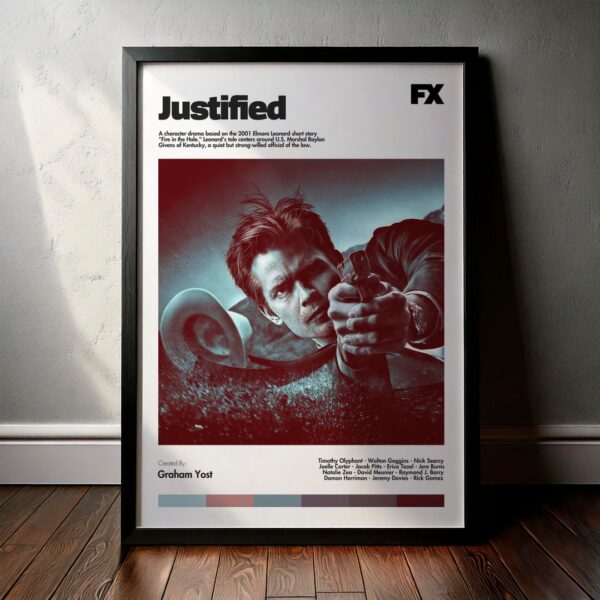 Cuadro Justified (Justified: La ley de Raylan) Modelo 04