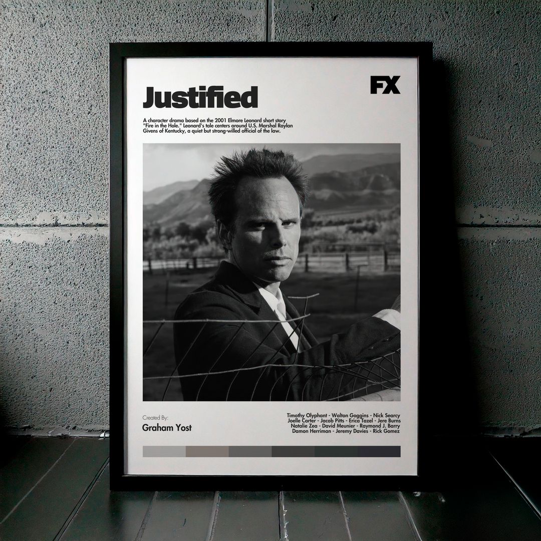 Cuadro Justified (Justified: La ley de Raylan) Modelo 05