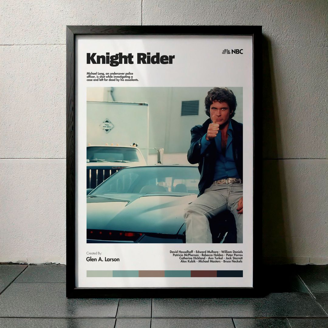 Cuadro Knight Rider (El Auto Fantástico) Modelo 02