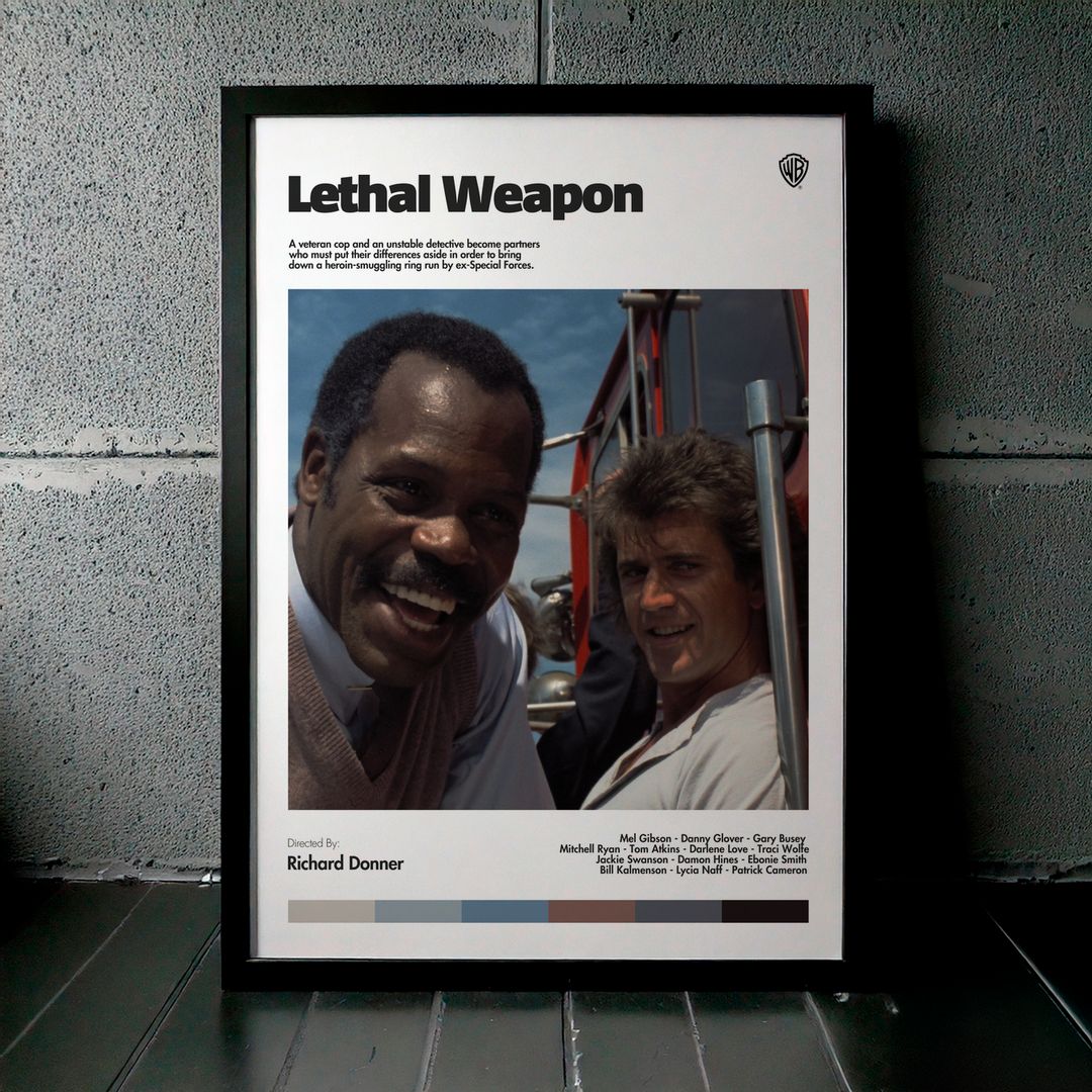 Cuadro Lethal Weapon (Arma Mortal) Modelo 01