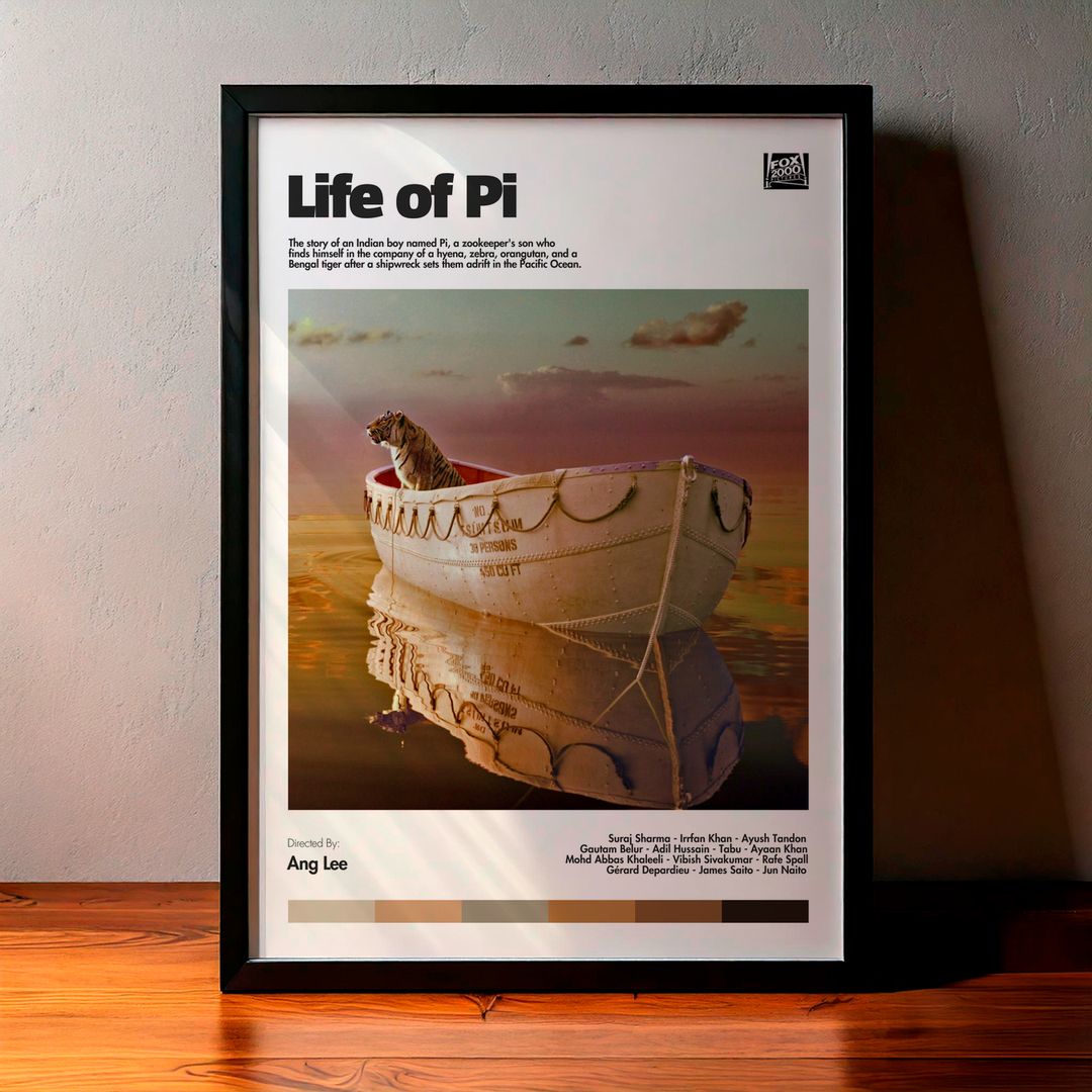 Cuadro Life of Pi (Una aventura extraordinaria) Modelo 01